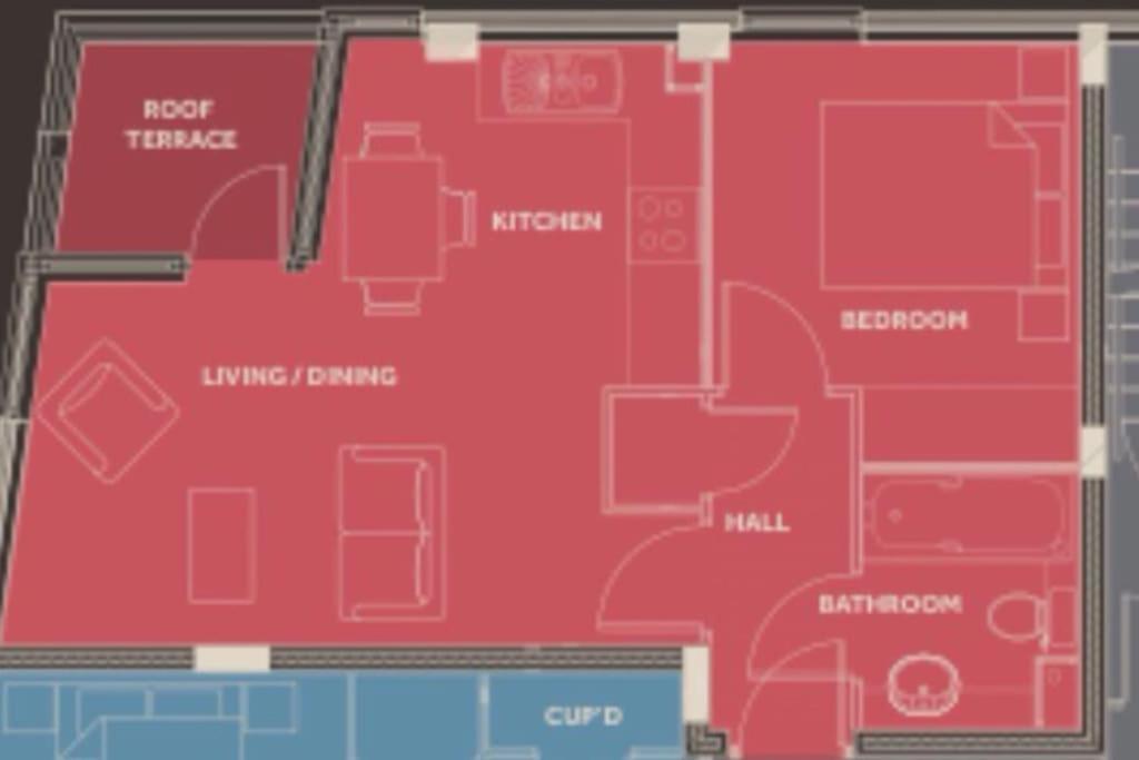 Luxury Modern Apt With Parking On Leigh Broadway Apartment Luaran gambar